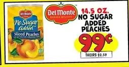Ollie's NO SUGAR ADDED PEACHES offer