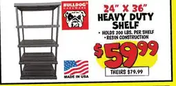 Ollie's 24 x 36 HEAVY DUTY SHELF offer