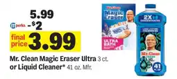 Meijer Mr. Clean Magic Eraser Ultra or Liquid Cleaner offer