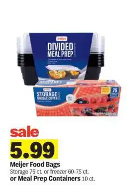 Meijer Meijer Food Bags offer