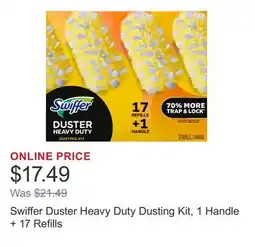 Costco Swiffer Duster Heavy Duty Dusting Kit, 1 Handle + 17 Refills offer