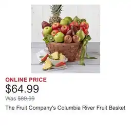 Costco The Fruit Company's Columbia River Fruit Basket offer