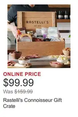 Costco Rastelli's Connoisseur Gift Crate offer