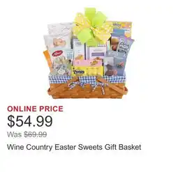 Costco Wine Country Easter Sweets Gift Basket offer