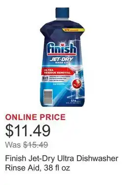 Costco Finish Jet-Dry Ultra Dishwasher Rinse Aid, 38 fl oz offer