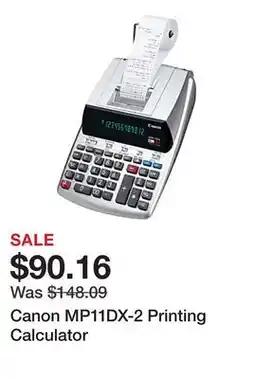 Office Depot Canon MP11DX-2 Printing Calculator offer