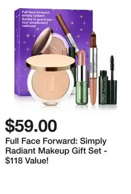 Belk Full Face Forward: Simply Radiant Makeup Gift Set - $118 Value! offer