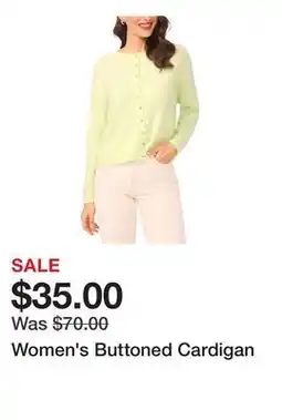 Belk Women's Buttoned Cardigan offer