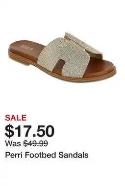 Belk Perri Footbed Sandals offer
