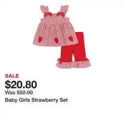 Belk Baby Girls Strawberry Set offer
