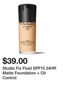 Belk Studio Fix Fluid SPF15 24HR Matte Foundation + Oil Control offer