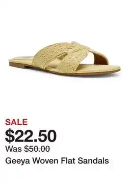 Belk Geeya Woven Flat Sandals offer
