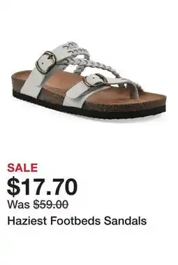 Belk Haziest Footbeds Sandals offer