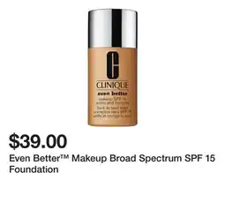 Belk Even Better Makeup Broad Spectrum SPF 15 Foundation offer