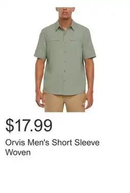 Costco Orvis Men's Short Sleeve Woven offer