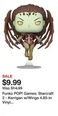 Game Stop Funko POP! Games: Starcraft 2 - Kerrigan w/Wings 4.85-in Vinyl Figure GameStop Exclusive offer