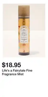 Bath & Body Works Life's a Fairytale Fine Fragrance Mist offer