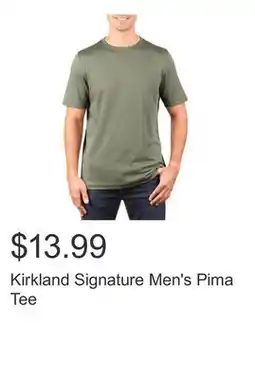 Costco Kirkland Signature Men's Pima Tee offer