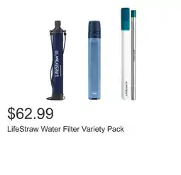 Costco LifeStraw Water Filter Variety Pack offer