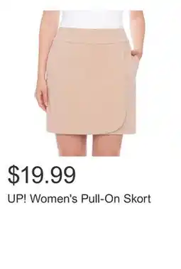Costco UP! Women's Pull-On Skort offer