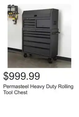 Costco Permasteel Heavy Duty Rolling Tool Chest offer