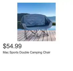 Costco Mac Sports Double Camping Chair offer