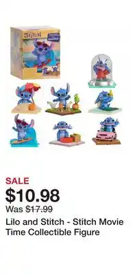 Game Stop Lilo and Stitch - Stitch Movie Time Collectible Figure offer