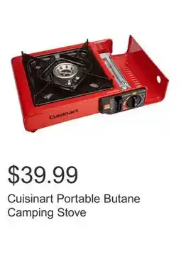 Costco Cuisinart Portable Butane Camping Stove offer