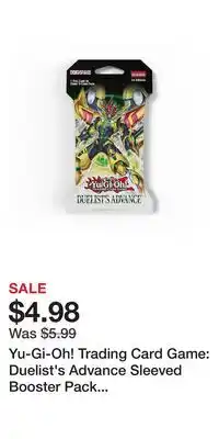 Game Stop Yu-Gi-Oh! Trading Card Game: Duelist's Advance Sleeved Booster Pack (10 Cards per Pack) offer
