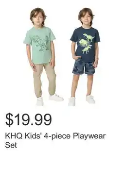 Costco KHQ Kids' 4-piece Playwear Set offer
