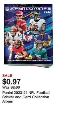 Game Stop Panini 2023-24 NFL Football Sticker and Card Collection Album offer