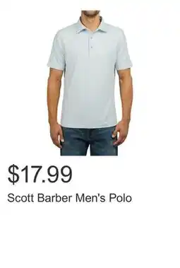 Costco Scott Barber Men's Polo offer