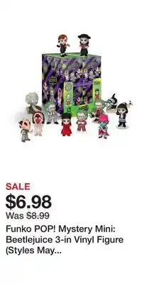 Game Stop Funko POP! Mystery Mini: Beetlejuice 3-in Vinyl Figure (Styles May Vary) offer
