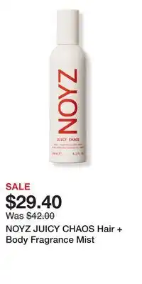 Ulta Beauty NOYZ JUICY CHAOS Hair + Body Fragrance Mist offer