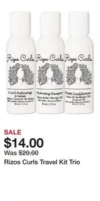 Ulta Beauty Rizos Curls Travel Kit Trio offer