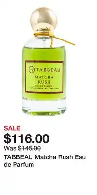 Ulta Beauty TABBEAU Matcha Rush Eau de Parfum offer