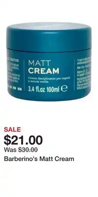 Ulta Beauty Barberino's Matt Cream offer