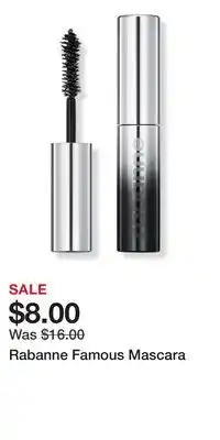 Ulta Beauty Rabanne Famous Mascara offer