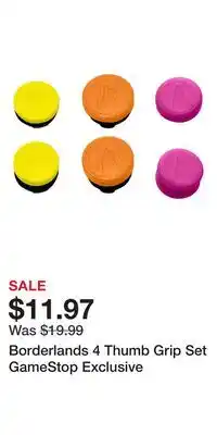 Game Stop Borderlands 4 Thumb Grip Set GameStop Exclusive offer