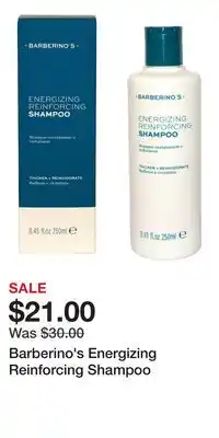 Ulta Beauty Barberino's Energizing Reinforcing Shampoo offer