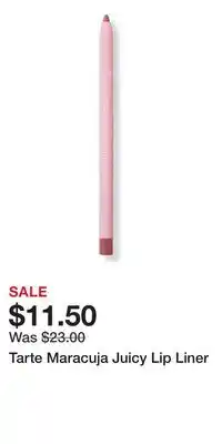 Ulta Beauty Tarte Maracuja Juicy Lip Liner offer