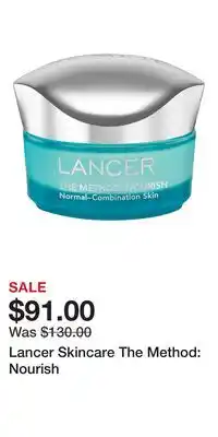 Ulta Beauty Lancer Skincare The Method: Nourish offer