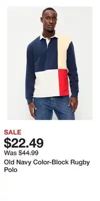 Old Navy Old Navy Color-Block Rugby Polo offer