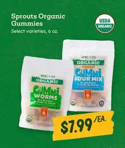 Sprouts Farmers Market Sprouts Organic Gummies offer