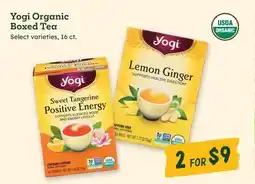 Sprouts Farmers Market Yogi Organic Boxed Tea offer