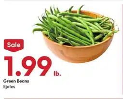 Stater Bros Green Beans offer