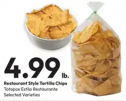 Stater Bros Restaurant Style Tortilla Chips offer