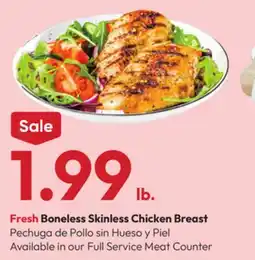 Stater Bros Fresh Boneless Skinless Chicken Breast offer