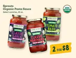 Sprouts Farmers Market Sprouts Organic Pasta Sauce offer