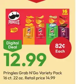 Stater Bros Pringles Grab N'Go Variety Pack offer